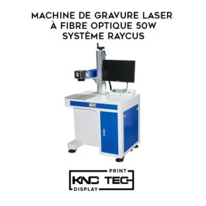 MACHINE DE GRAVURE LASER À FIBRE OPTIQUE 50W SYSTÈME RAYCUS