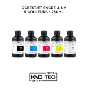 OCBEST JET ENCRE À UV 5 COULEURS - 250ML