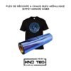 FLEX DE DÉCOUPE À CHAUD BLEU MÉTALLIQUE (EFFET MIROIR) SISER