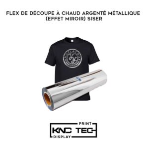FLEX DE DÉCOUPE À CHAUD ARGENTÉ MÉTALLIQUE (EFFET MIROIR) SISER