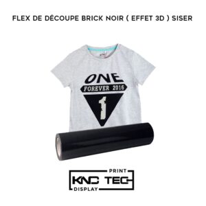 FLEX DE DÉCOUPE BRICK NOIR (EFFET 3D) SISER