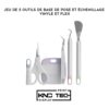 JEU DE 5 OUTILS DE BASE DE POSE ET ÉCHENILLAGE VINYLE ET FLEX