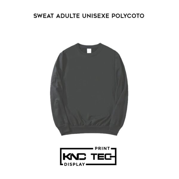 SWEAT ADULTE UNISEXE POLYCOTO