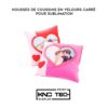 HOUSSES DE COUSSINS EN VELOURS CARRÉ POUR SUBLIMATION