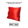 COUSSIN EN SATIN SUBLIMATION ROUGE-BLANC 40×40 CM