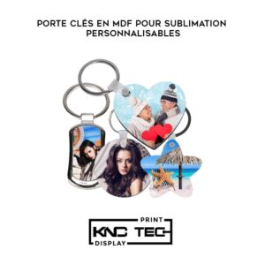 PORTE CLÉS EN MDF POUR SUBLIMATION PERSONNALISABLES