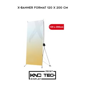X-BANNER FORMAT 120 X 200 CM
