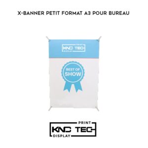 X-BANNER PETIT FORMAT A3 POUR BUREAU