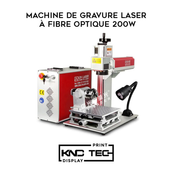 MACHINE DE GRAVURE LASER À FIBRE OPTIQUE 200W