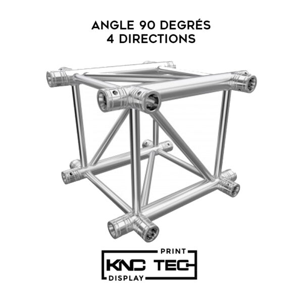 Fixation ANGLE 90 DEGRÉS 4 DIRECTIONS