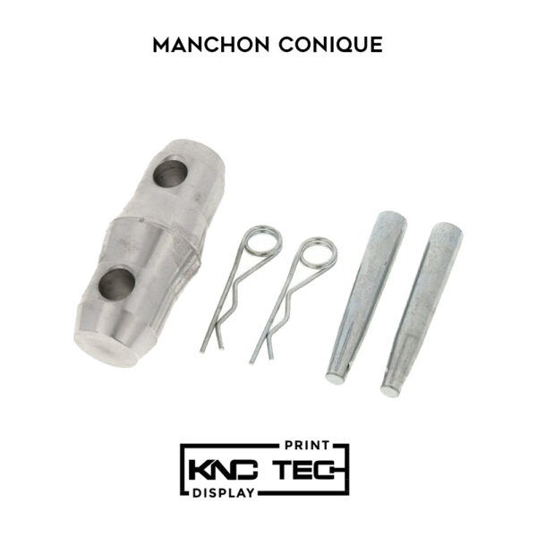 Fixation aluminum MANCHON CONIQUE