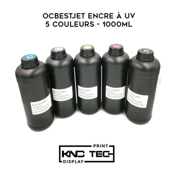 Ocbestjet encre à uv 5 couleurs - 1000ml