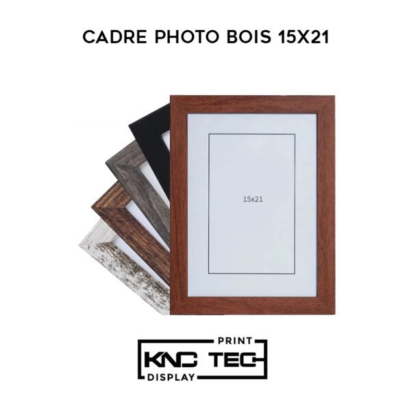 Cadre photo bois 15x21